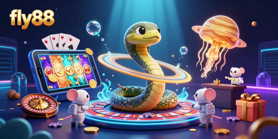 Experience thrilling gameplay with fly88 featuring astronauts betting on a cosmic roulette scene.