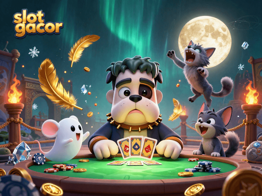 Mainkan slot gacor saat malam menyeramkan dengan karakter monster unik dan suasana kasino yang menarik.