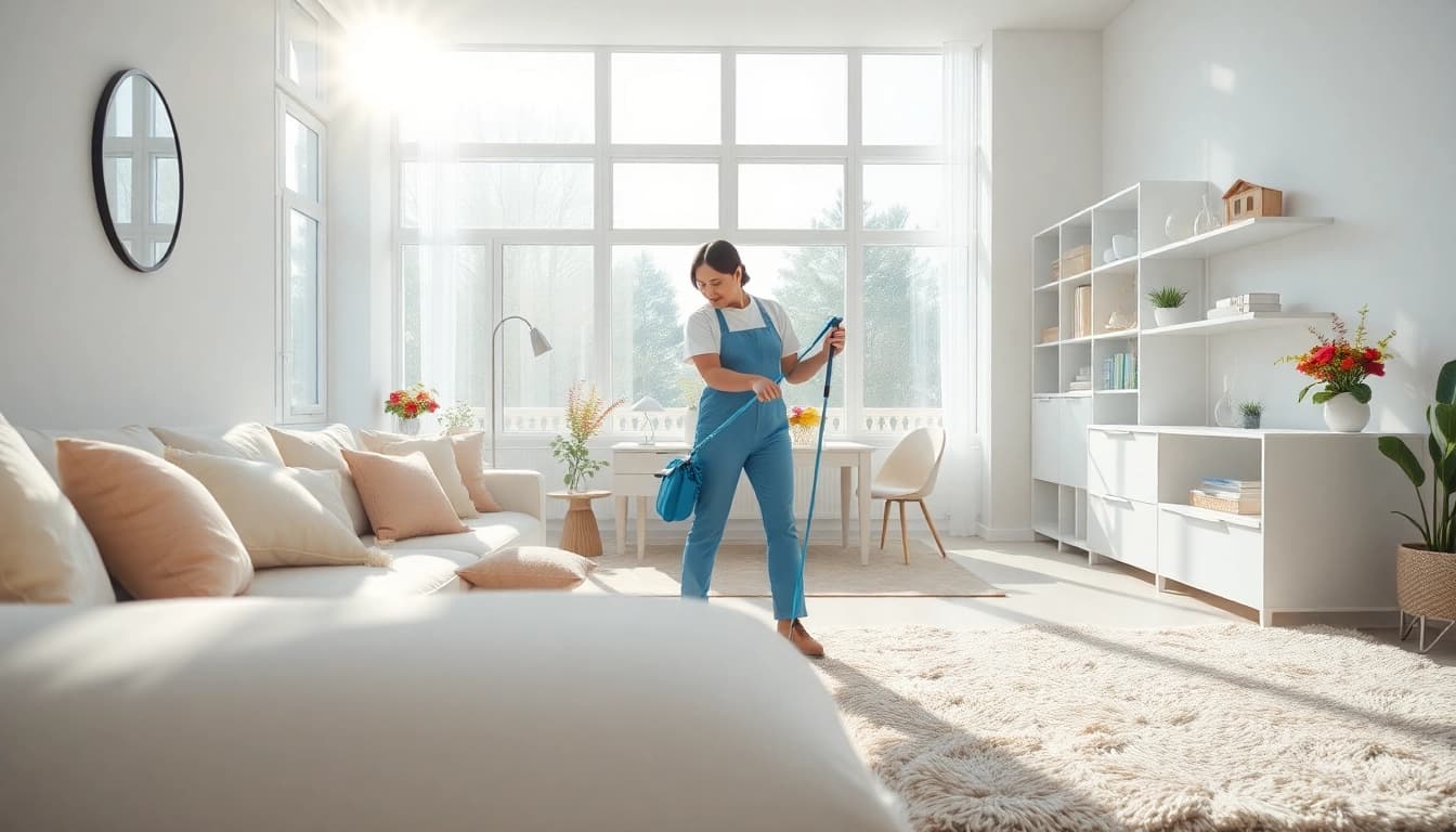 Enhance your home with our Cleaning Service for a spotless and organized living space.