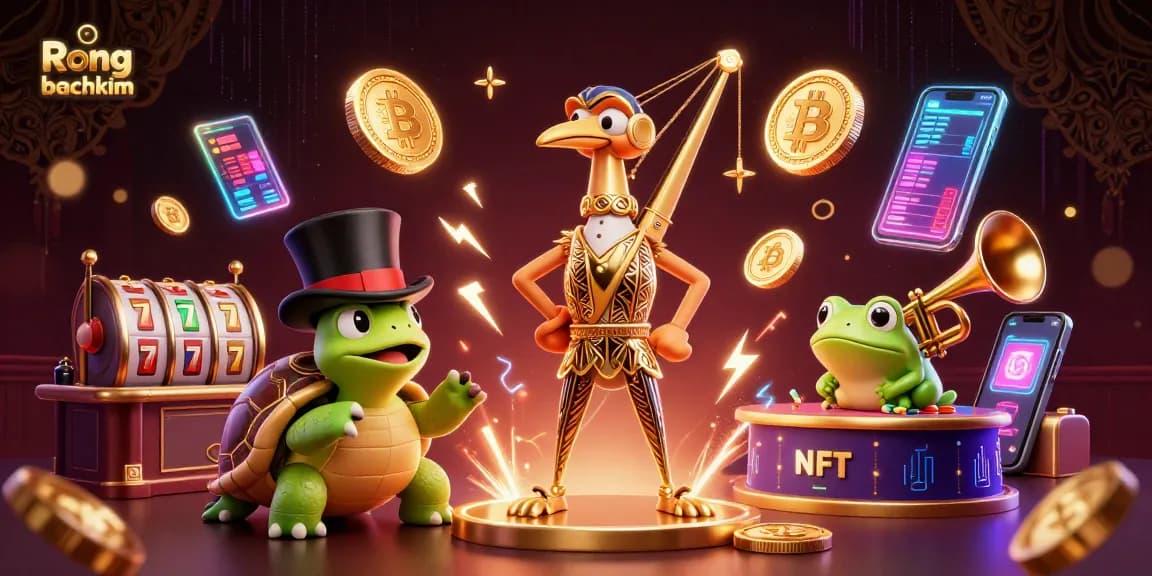 Engage in the excitement of Rong bachkim as a colorful 3D cartoon scene brings gambling to life.