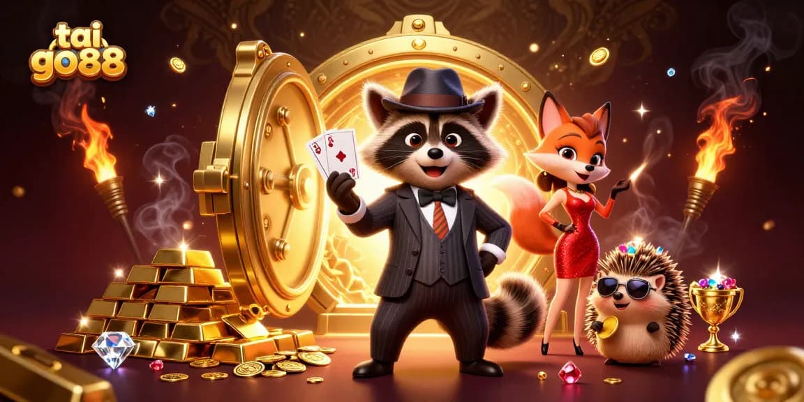 Experience the excitement of tai go88 with strategic gameplay and extravagant winnings displayed in a lavish casino scene.