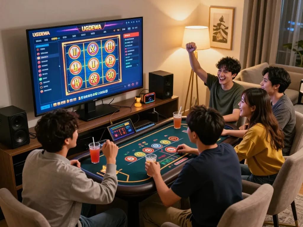 Players experiencing excitement while using UGDEWA for an immersive online casino gaming experience.