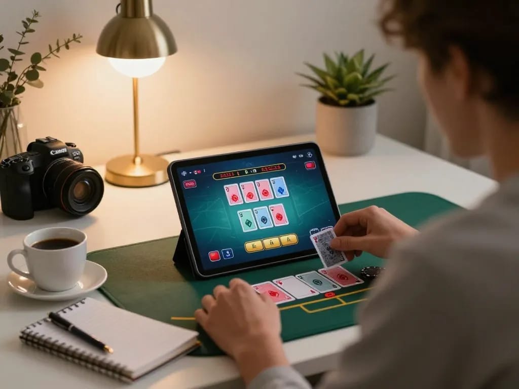 Engage with nhà cái fly88 through live dealer blackjack game at home.