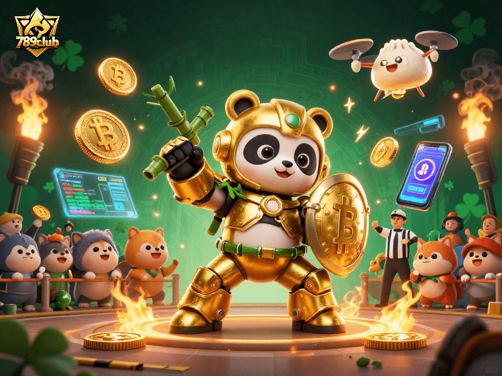 Win big at 789club with dynamic 3D casino action featuring a mech-suit panda.