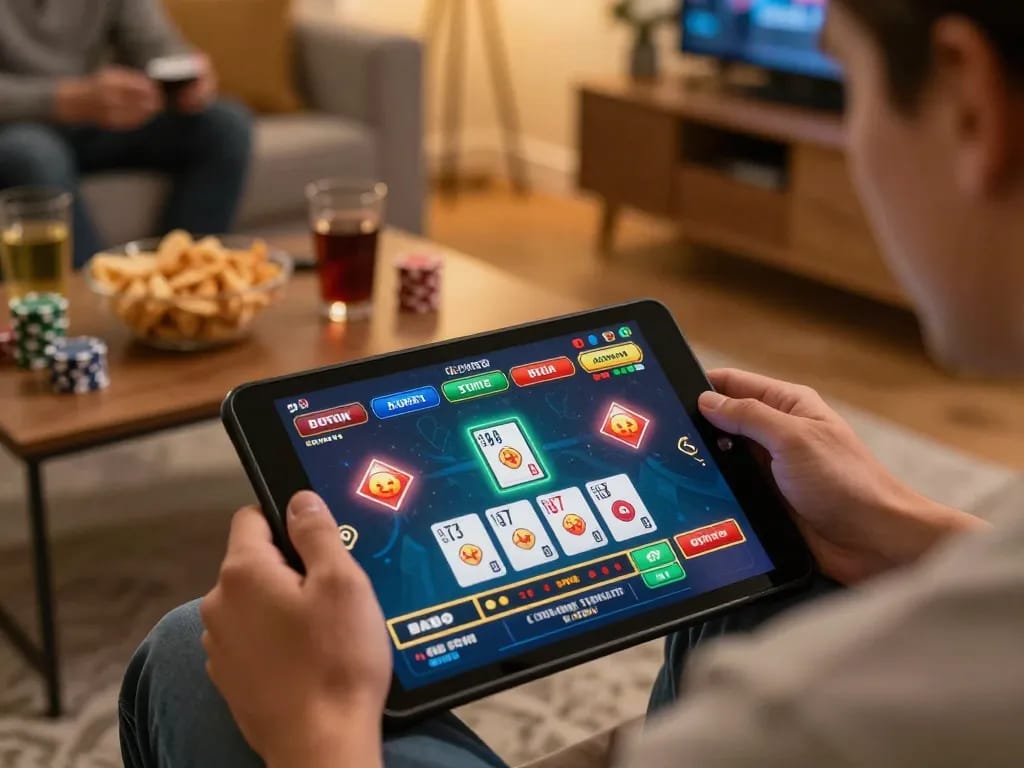 Rasakan sensasi permainan live casino hoki77 sambil menikmati suasana nyaman di rumah.