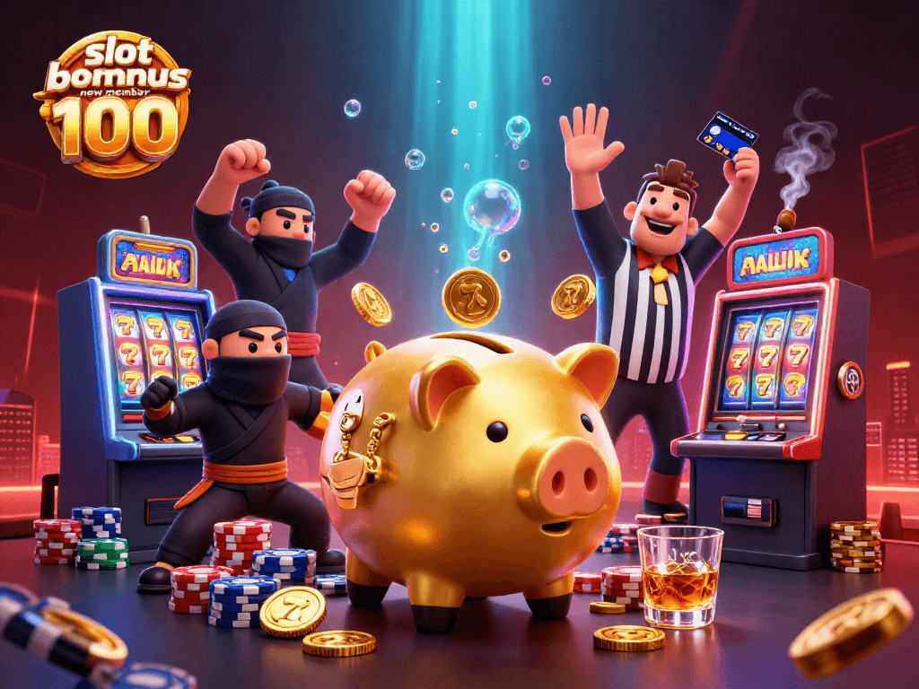 Unleash winnings with slot bonus new member 100 as golden characters celebrate victory!