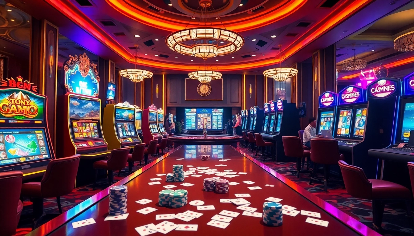 Rasakan kegembiraan Slot Server Thailand dengan visual kasino yang hidup dan permainan taruhan tinggi.