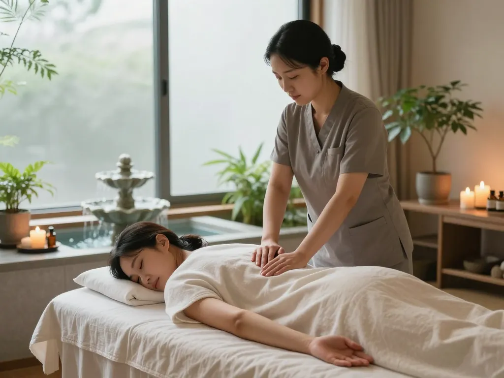 Rejuvenating 신사동마사지 session in a serene spa environment showcasing relaxation and tranquility.