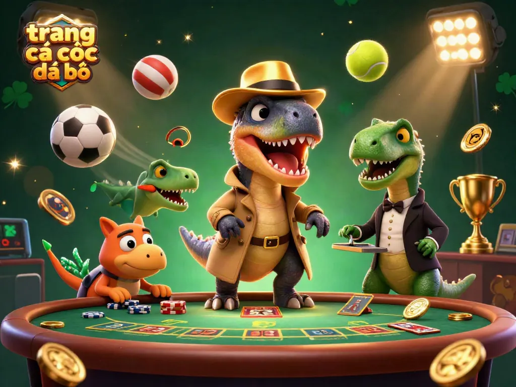trang cá cược đá bóng - Hình ảnh chim 3D hoạt hình tại bàn chơi bóng đá với hoạt động cá cược sôi nổi.