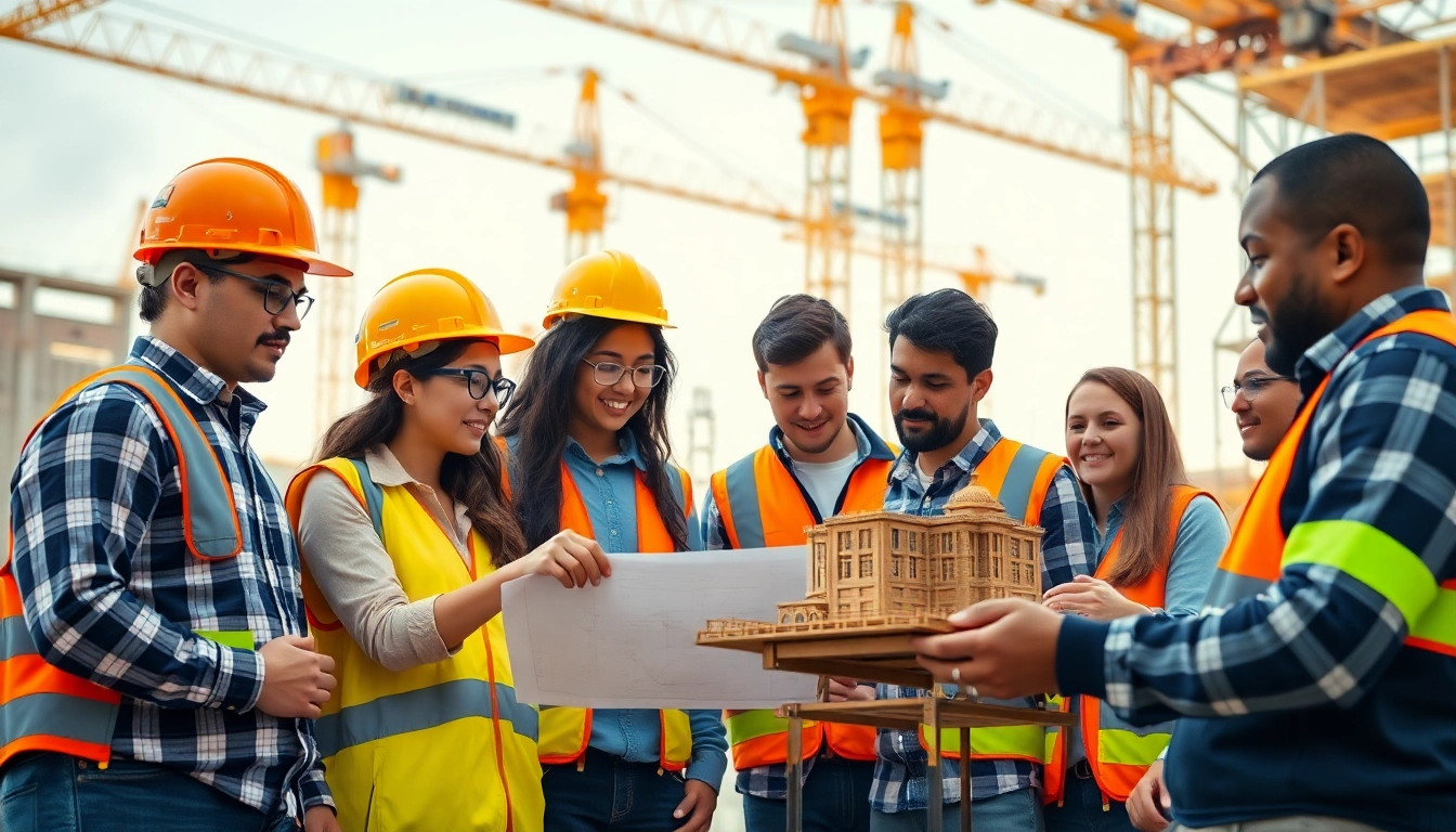 Enhance construction education with engaged students collaborating on projects.