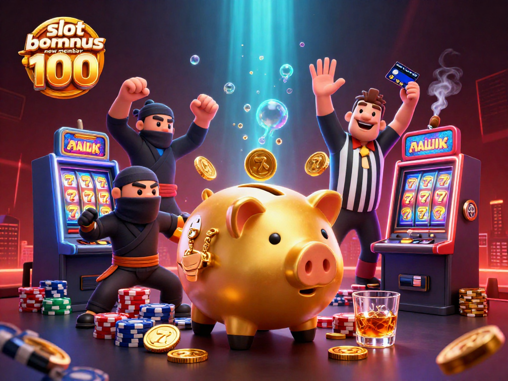 Unleash winnings with slot bonus new member 100 as golden characters celebrate victory!