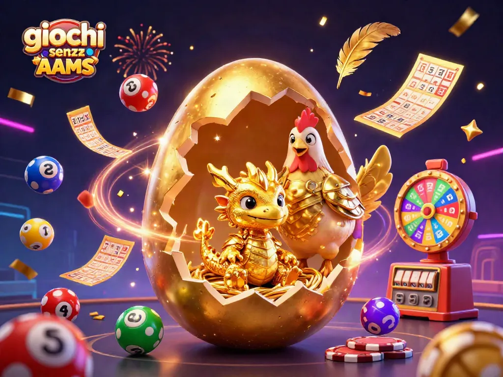 Gioca con divertimento ai giochi senza AAMS, sulla fortuna di un drago d'oro e palle colorate.