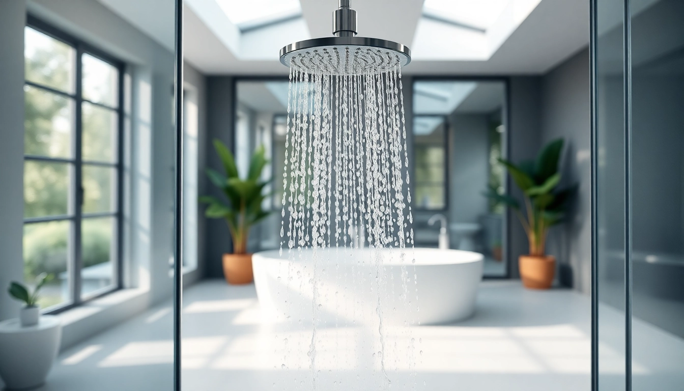 Experience the luxury of a shower uk in a modern bathroom with elegant features and natural light.