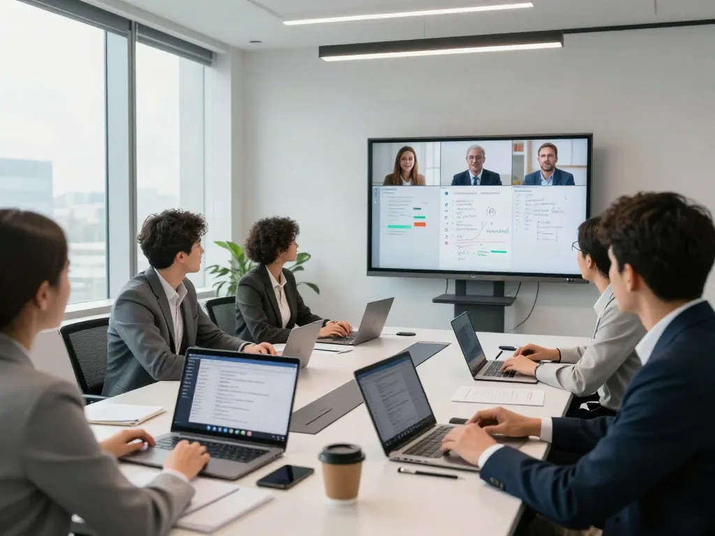Deepfake protected Online Video Calls, Meetings and Conferencing in a professional corporate setting