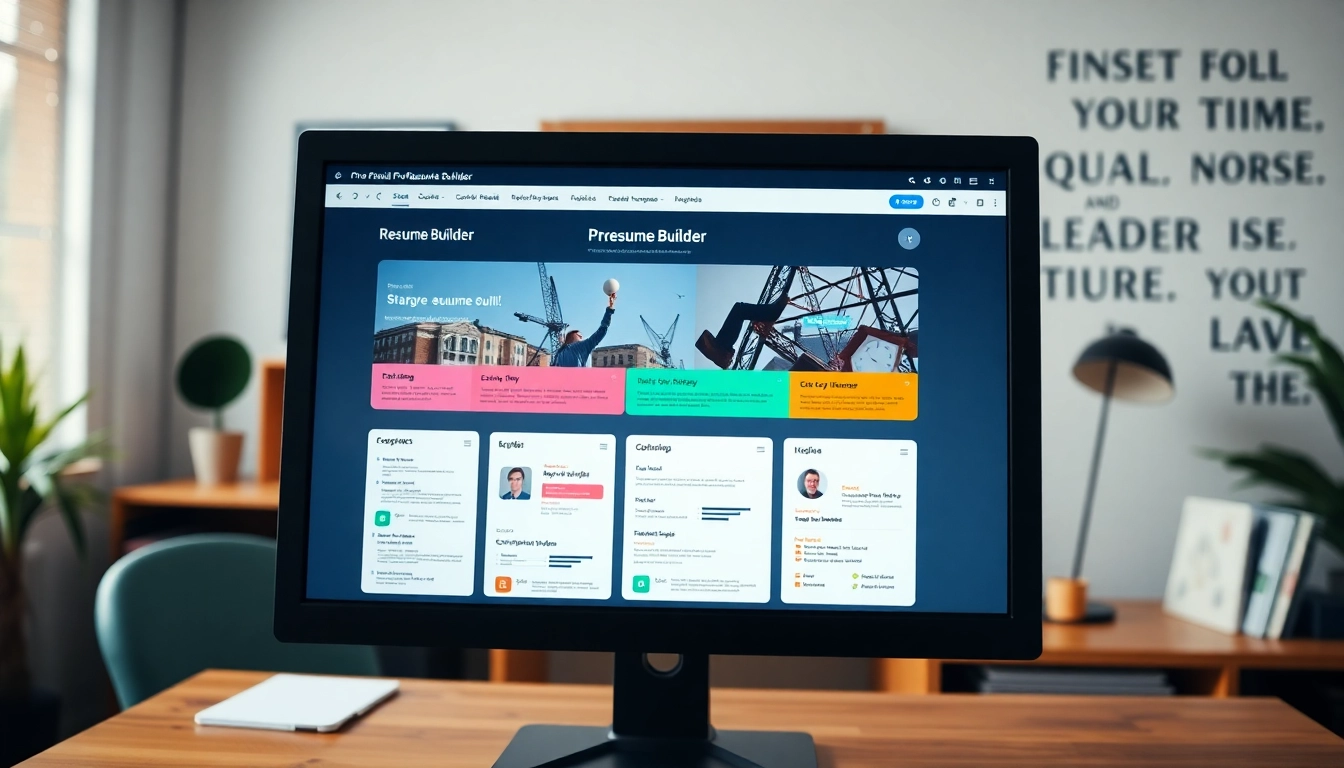 Create a standout Resume Builder with customizable templates in a user-friendly workspace.