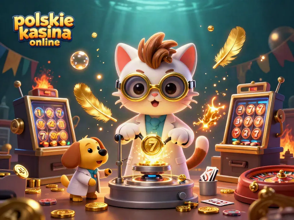 Engage in thrilling gameplay at polskie kasyna online with lively 3D cartoon characters and immersive casino elements.