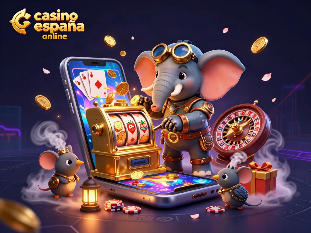 Juega en casino en línea España con el ingenioso elefante mecánico y premios emocionantes