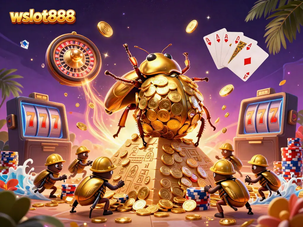 Gulir jackpot di wslot888, menjadikan kami pemenang besar dengan simbol kasino memikat.