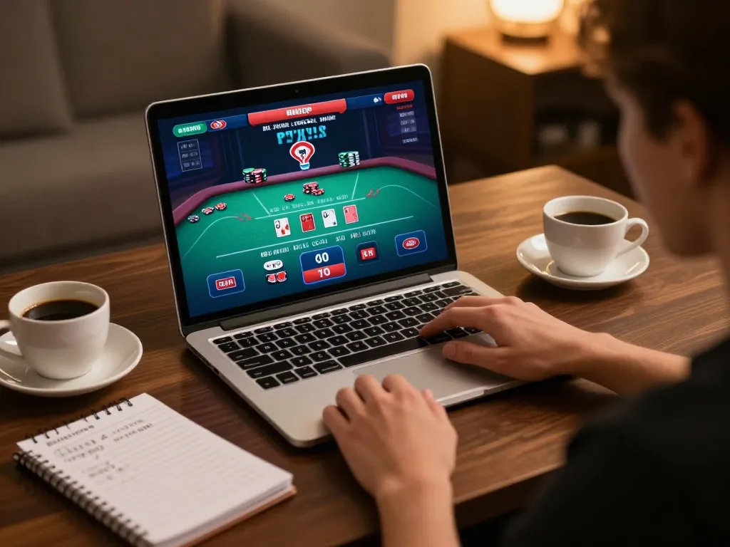 Player enjoying live blackjack on CM88 TRANG CHỦ with captivating graphics and strategic notes.