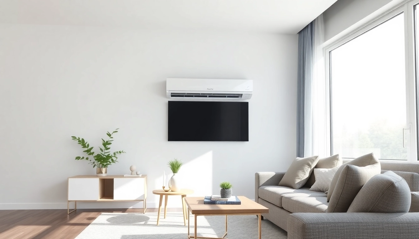 Transform your space with a Daikin mini split AC, showcasing modern design and efficient cooling.