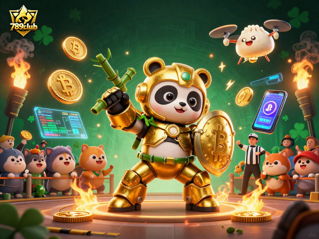 Win big at 789club with dynamic 3D casino action featuring a mech-suit panda.