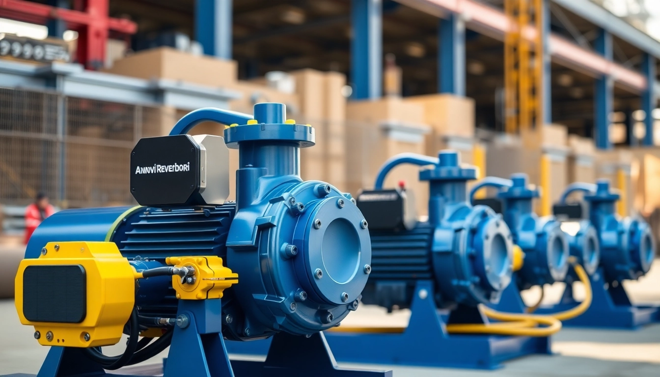 Annovi Reverberi pumps operating in a construction setting efficiently delivering high-pressure output.