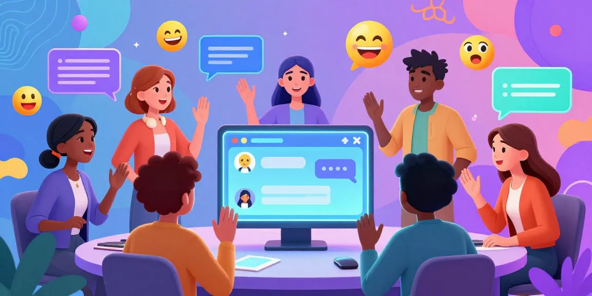 Engaging NSFW character AI interactions in a vibrant digital chatroom.