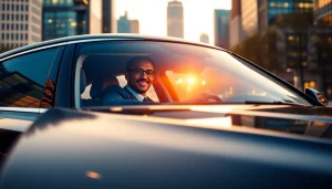 Experience premium Chauffeur Hire Nottingham with a professional driver in a luxurious sedan.