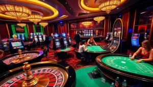 Experience the excitement of RR88 at a vibrant casino featuring engaging games and a luxurious atmosphere.