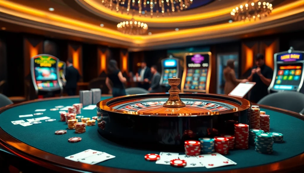 Players enjoy a thrilling game at the casino while navigating https://88clb.courses/ for the ultimate gaming experience.