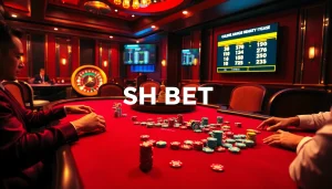 Experience excitement at SHBET's professionally designed casino ambiance.