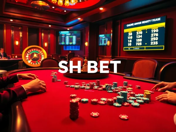 Experience excitement at SHBET's professionally designed casino ambiance.
