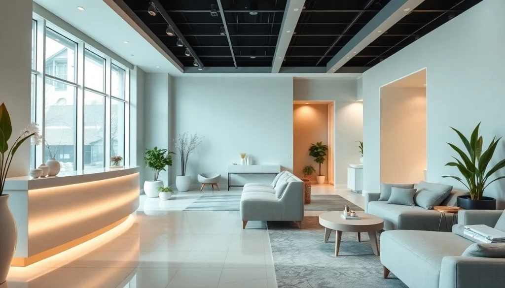 Engaging medspa marketing environment with serene aesthetics promoting client wellness.