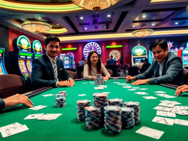 Experience thrilling poker action at https://nh88vn.net/ with vibrant casino elements and strategic gameplay.