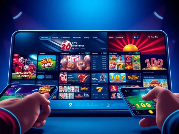 f8bet online betting platform interface showcasing sports and casino games in vibrant colors.