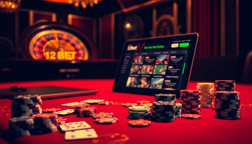 Experience thrilling online gambling at 12bet with vibrant games and exciting bets.