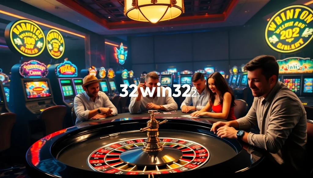 Experience the excitement at 32win32 with vibrant casino tables and thrilling gameplay.