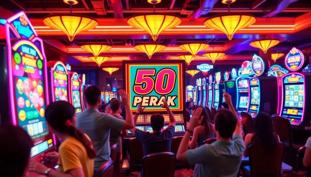 Menangkan hadiah besar dengan bermain slot 50 perak di mesin slot yang menarik.