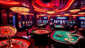 Experience thrilling gameplay at https://kkwin.diy/ with vibrant casino visuals showcasing poker, roulette, and slots.