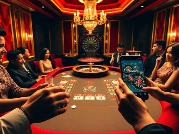 Exciting baccarat game experience at kkwin.in with luxury chips and cards on the table.