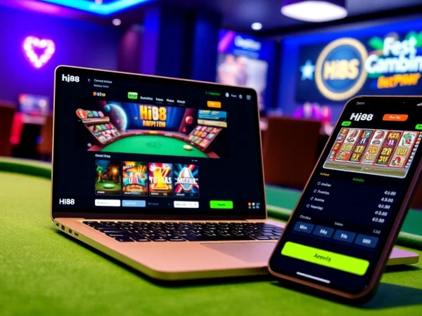Explore stimmgewitter.org showcasing Hi88's vibrant online gambling experience with engaging visuals and modern devices.