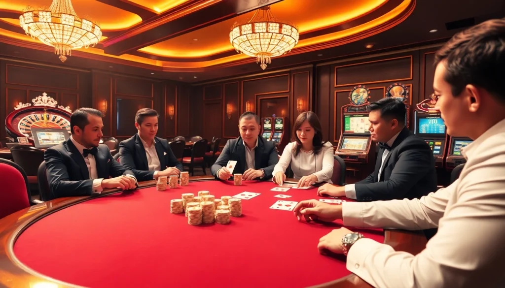 Engage in high-stakes poker at KKWIN VIP with luxury ambiance and professional atmosphere.