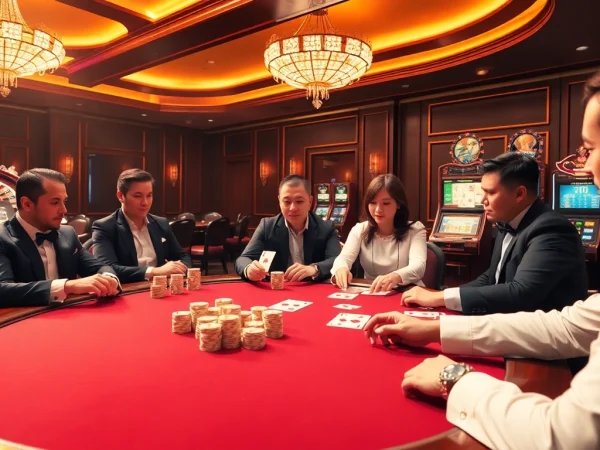 Engage in high-stakes poker at KKWIN VIP with luxury ambiance and professional atmosphere.