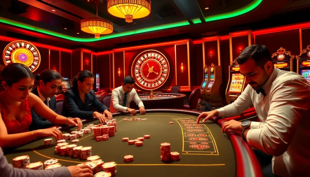 Play poker and engage with exciting games at gg88.com, featuring vibrant casino elements.