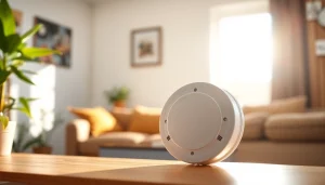 Ensure your smoke detector battery is powered and ready for safety in the home.