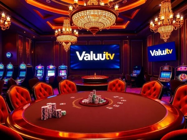Experience thrilling gaming at Vaoluoi tv with elegant poker tables and vibrant chips.