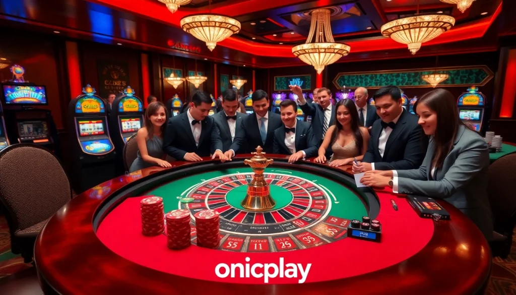 Experience the thrill of onicplay with vibrant casino visuals and exciting gameplay elements.