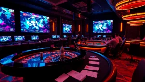 Experience the excitement of Trực tiếp esports betting in a luxurious casino setting.