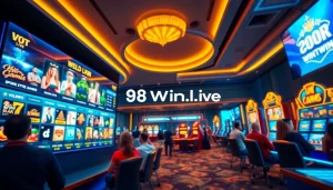 Experience thrilling online gaming with 98winwin.live, showcasing sports betting and slot games.