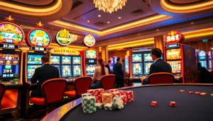 Rasakan aksi seru slot deposit pulsa tanpa potongan di lingkungan kasino mewah.